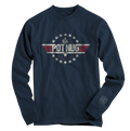 Maverick Navy Long- Sleeve