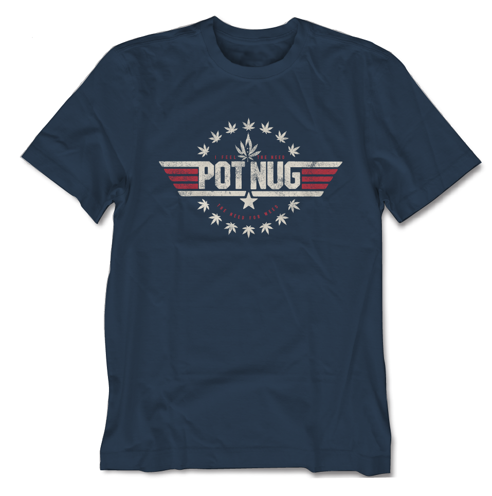 Maverick Navy Tee